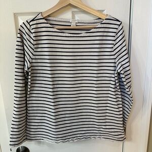 J Crew striped Boatneck top